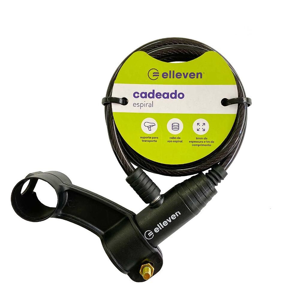 Cadeado Elleven Espiral com Chave 1mx6mm