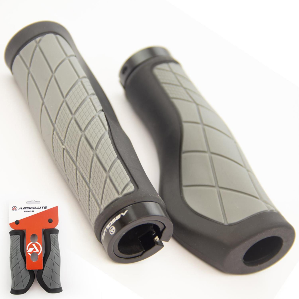 Manopla Absolute Eg4 Preto e Cinza