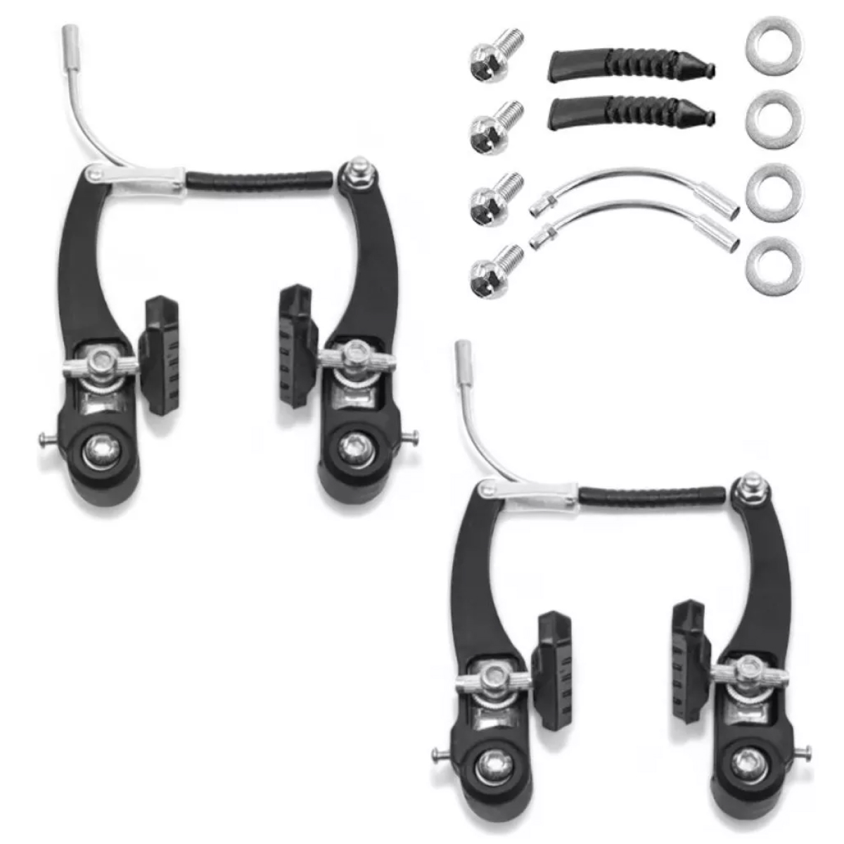 Freio V-Break Nylon Preto Sapata Pino