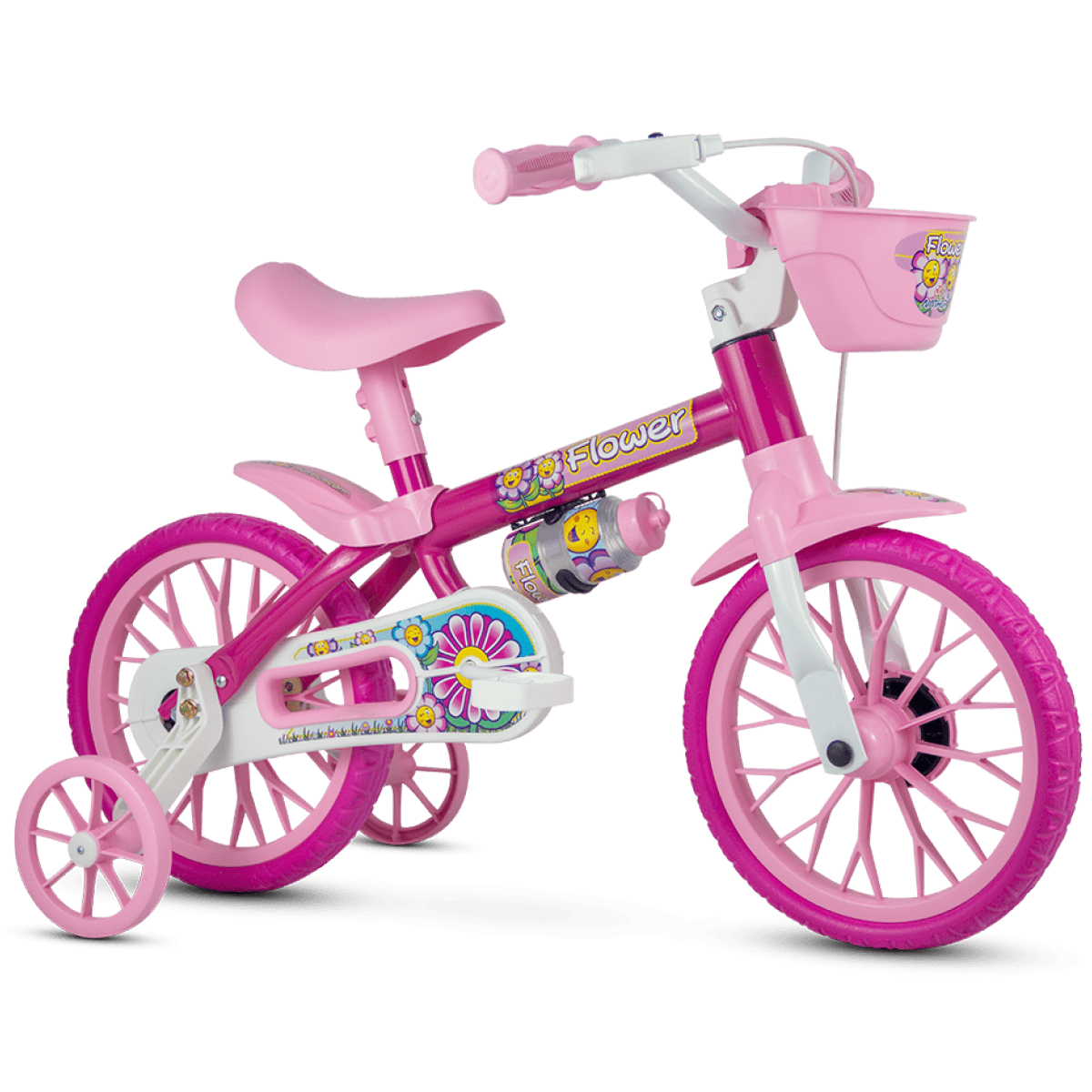 Bicicleta Infantil Nathor Aro 12 Flower