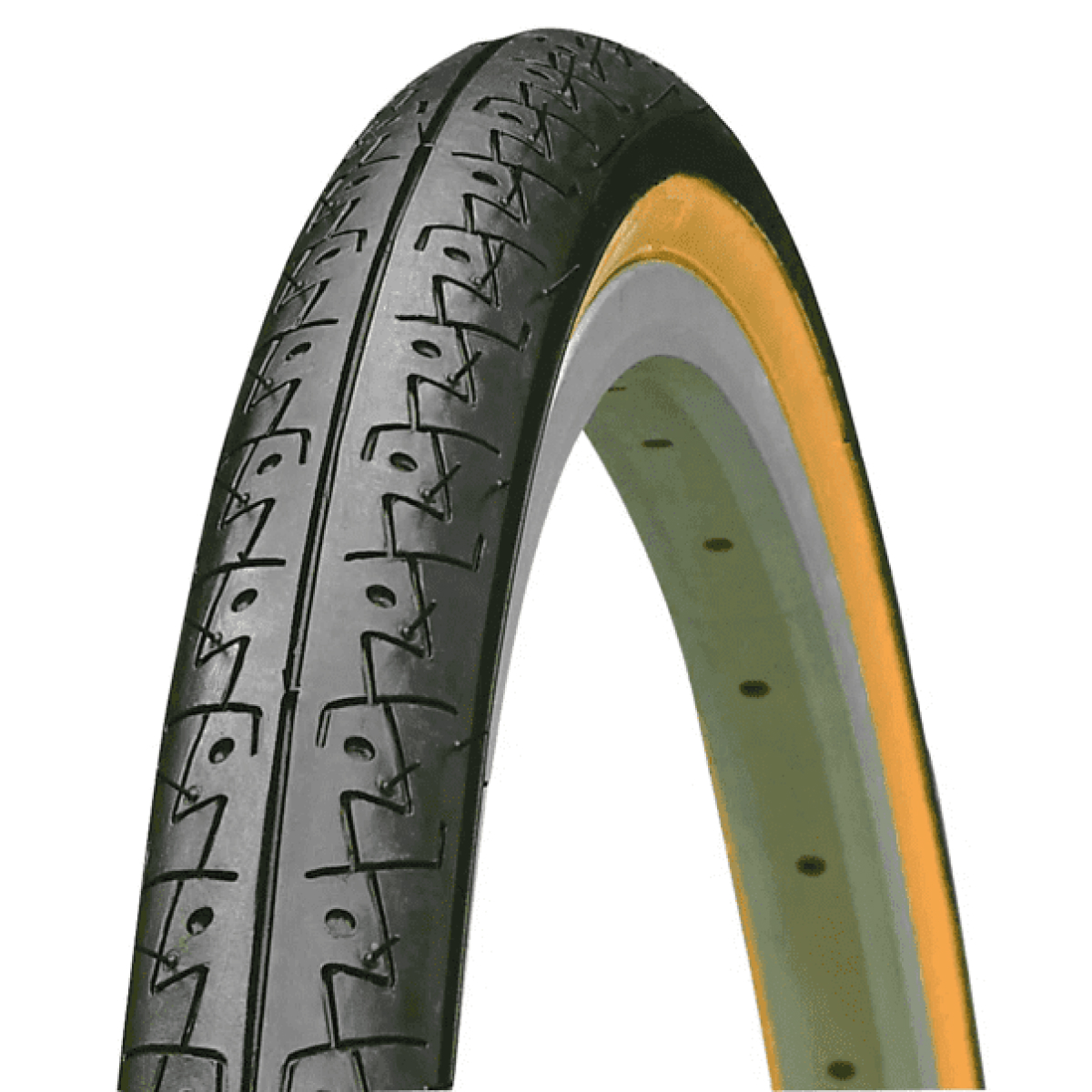 Pneu Kenda K-154 Slick Amarelo 26x1.5