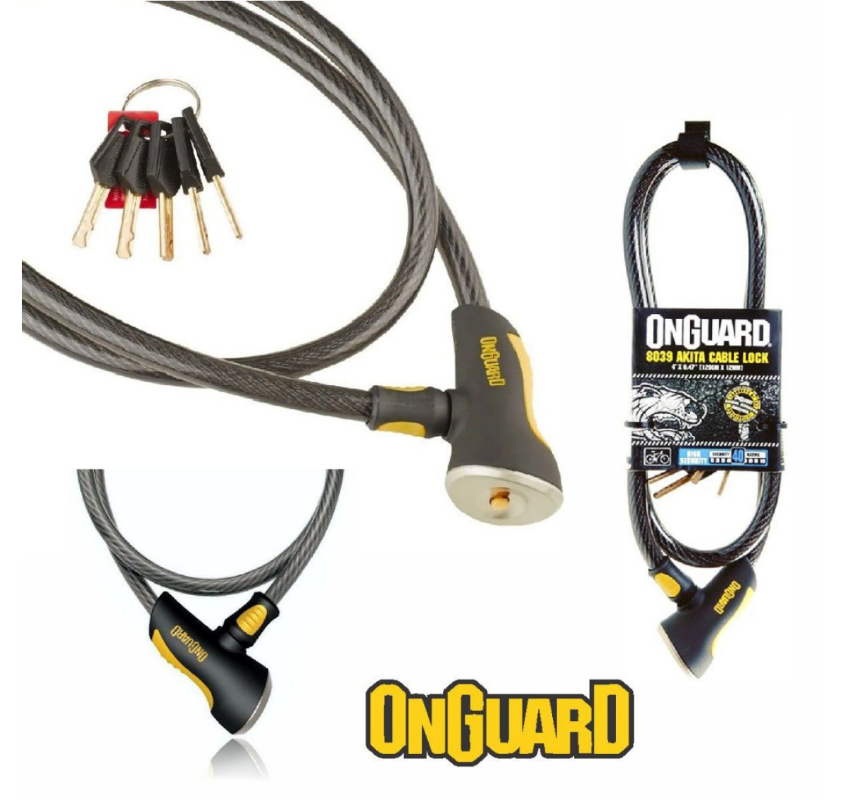 Cadeado para Bicicleta Onguard Akita 8039...