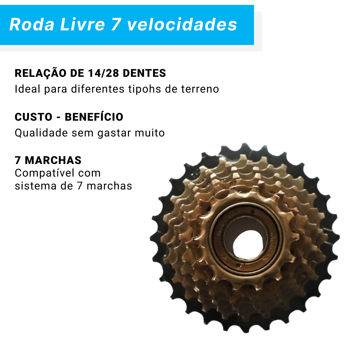 Roda Livre 7v Marrom Index 14/28D