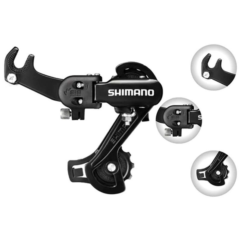 Câmbio Traseiro Shimano TZ-31 7v Com Ganc...