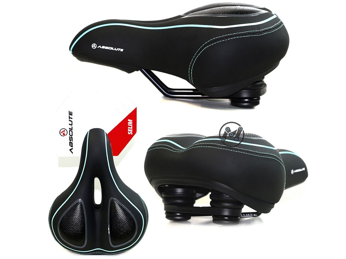 Selim Absolute Gel Vazado Preto e Turquesa