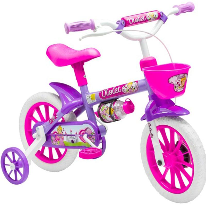 Bicicleta Infantil Nathor Aro 12 Violet