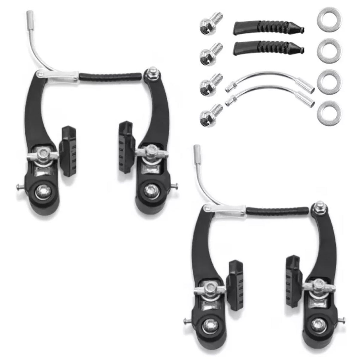 Freio V-Break Nylon Preto Sapata Pino