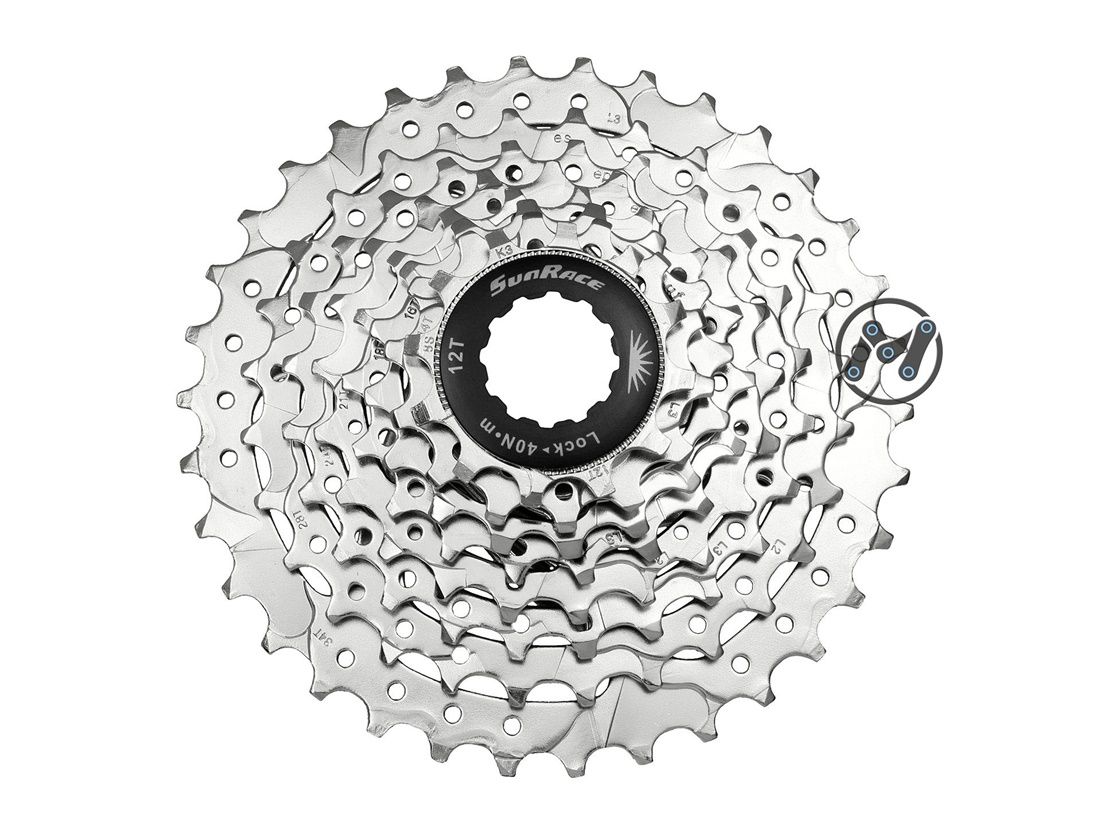 CASSETE SUN RACE 8V M66 11-34D.