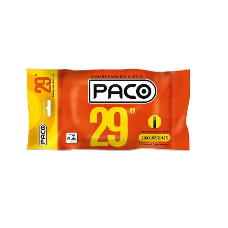 Camara de Ar Paco 29 Valvula Americana 48...